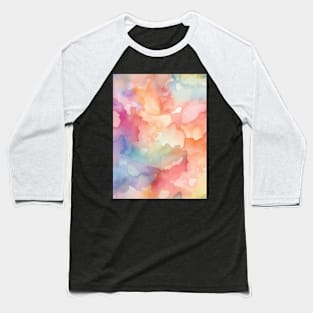 Colorful Watercolor Pattern - 03 Baseball T-Shirt